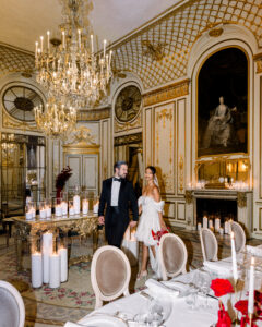 Le Meurice Wedding Venue Table