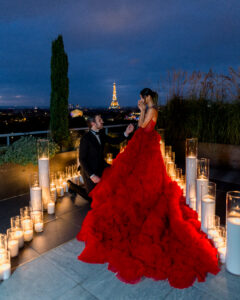 Le Meurice proposal Eiffel Tower