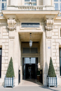 Hotel de Crillon Entrance - Parisian Palaces
