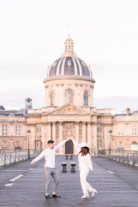 Pont des Arts Couple Photoshoot